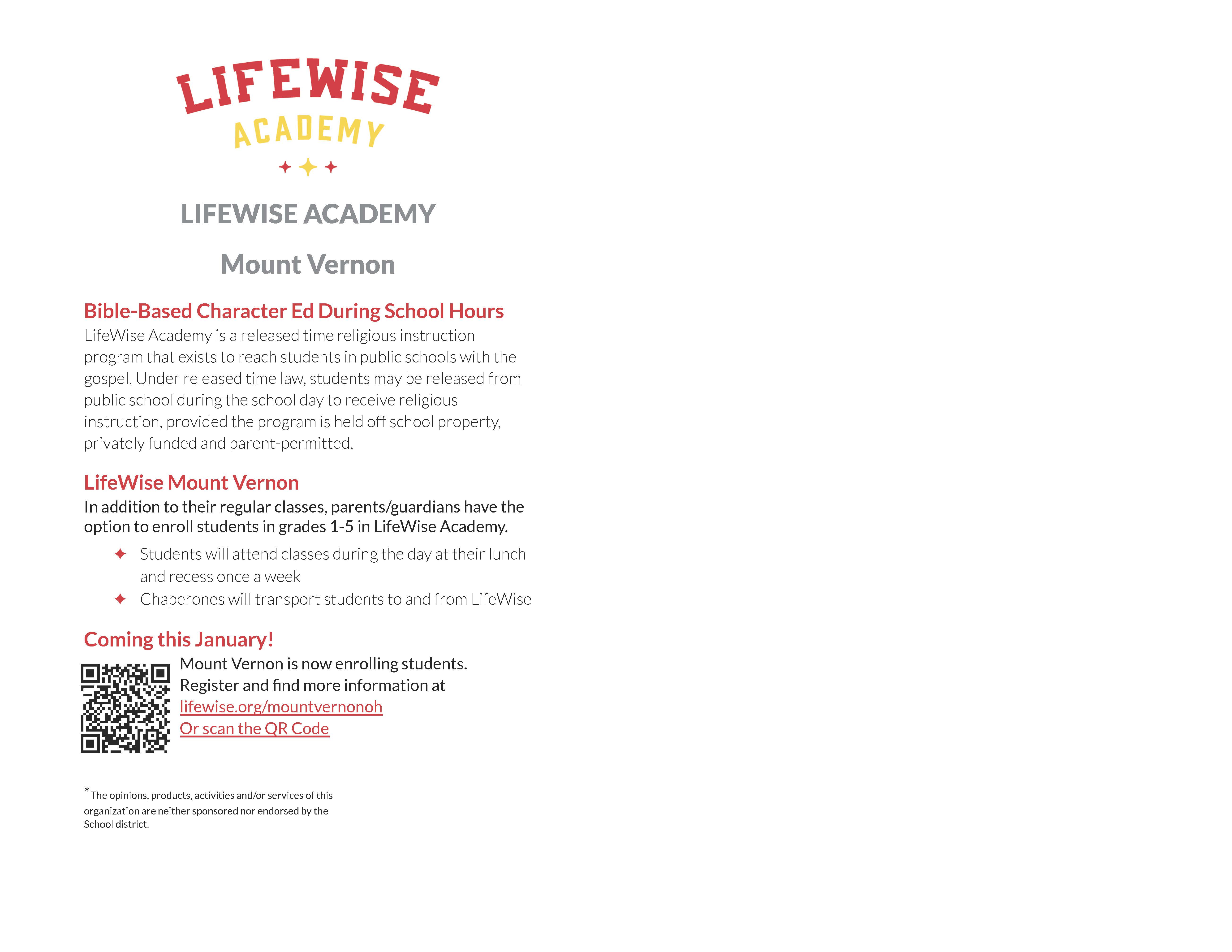 LifeWise Academy Mount Vernon